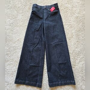 SPANX Dark Blue Wide Leg Jeans
